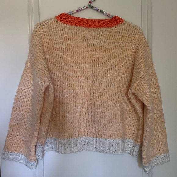 Free People Alpaca Orange Sweater - Picture 2 of 5